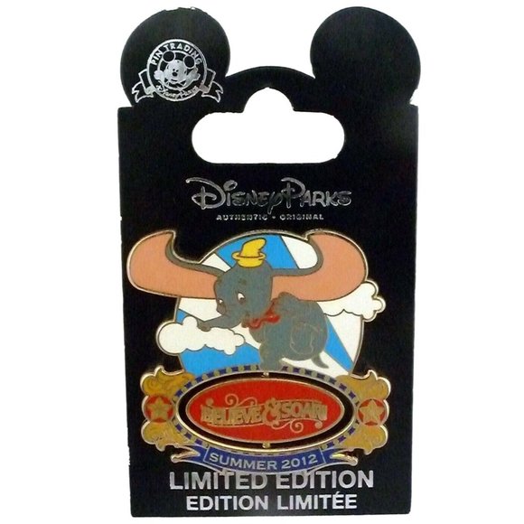 Walt Disney World Dumbo the Flying Elephant Opening Summer 2012 Limited Pin - Picture 3 of 3